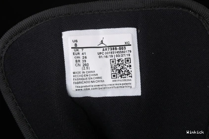 1 MUSHROOM AH7389-003 JORDAN HIGH RETRO BLACK - 1208